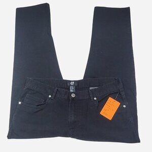H&M Black Skinny Capri Size 30"/10 | Mid Rise Stretch